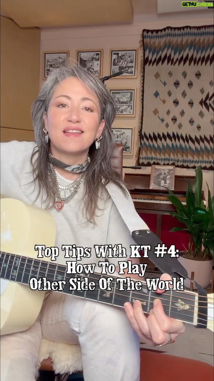 KT Tunstall - 3.2K Likes - Another Top Tip for you 🎸Someone asked about how to play the passing B chord in Other Side Of The World…and if you know me at all, you know it’s not normal! 😂🤘🏼

Enjoy!