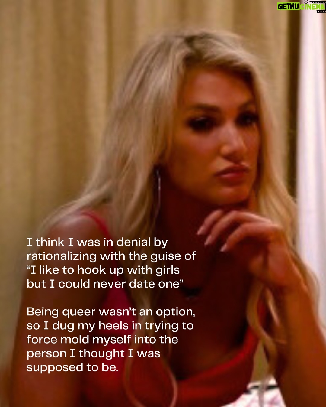 Kady Krambeer - 3.1K Likes - Whew okay I’ve kept this story very close to my chest until now. Now I feel like I’m finally in a place where I’m ready to share my story.

I get asked daily questions like “wait when did this happen?” “You like girls now?” “I thought you wanted a manly man?”

The truth is I’ve always liked both men and women.

I know this is a really big shift and jump for a lot of you that have been following me for years now, but it’s only because I haven’t shared it with you.

I understand that not everyone is going to like this or agree with this and that’s OK. I’m not here to change anyone’s opinions, but rather share my truth for those genuinely curious. 

I do ask though if you have something negative to say, please refrain from commenting it on this post, instead, if you must, go write it in your journal. :) 

Much love ✌️🌈

#wlw #comingoutstory #temptationisland