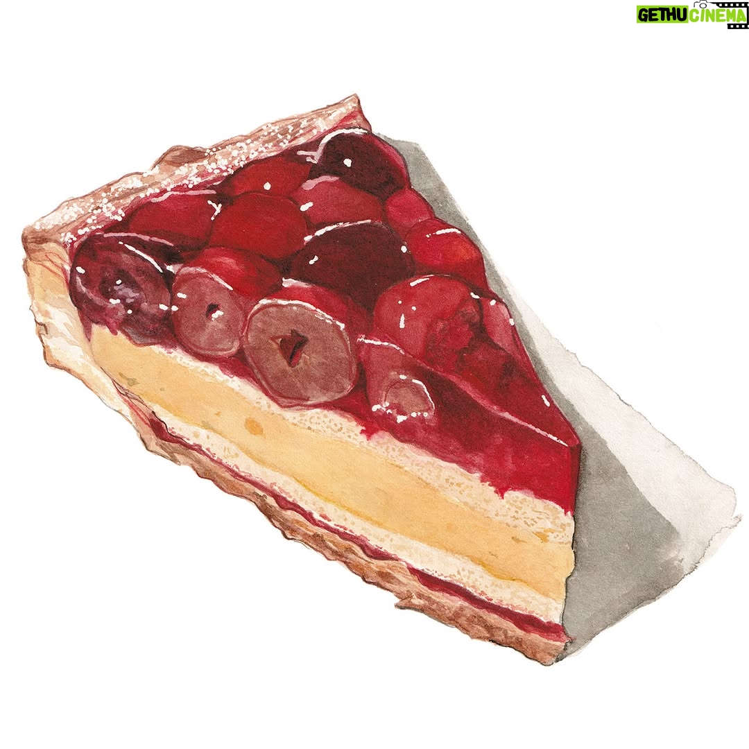 Kailene Falls - 6.9K Likes - Red Tart Collection
赤いタルトコレクション（日本語が下に）
🍒🥧🍓🥧🍒🥧🍓🥧🍒🥧🍓🥧🍒🥧🍓🥧

Tarts are one of my all-time favorite desserts. Something about the combination of buttery crust and tart fruit is just so good! I realized a huge percentage of the tarts I've painted are red, so I made a sort of satisfying collection of some of the red tarts I've eaten and loved! Which do you most want ot try?

② Cherry, Mango, and Blueberry Tarts ( @junibun_bakery )
③ Cherry Tart ( @torse_cafe )
④ Fig and Berry Tart ( @quilfaitbon_official )
⑤ Triple Berry Tart ( @sundaybrunch_s )
⑥ Cherry Custard Tart ( @ginzacozycorner )
⑦ Strawberry Tart ( @mothermooncafe_official )
⑧ Strawberry Tart ( FOUNDRY )

タルトが本当に大好き！バター香る生地に酸味を効いたフルーツのコンビネーションが本当に美味しいだもん！今までイラストにしたタルトは赤い色のものが多いと気づいて、まとめてコレクションにしてみました。どれを一番食べたいですか？私は本当に選べられないです！