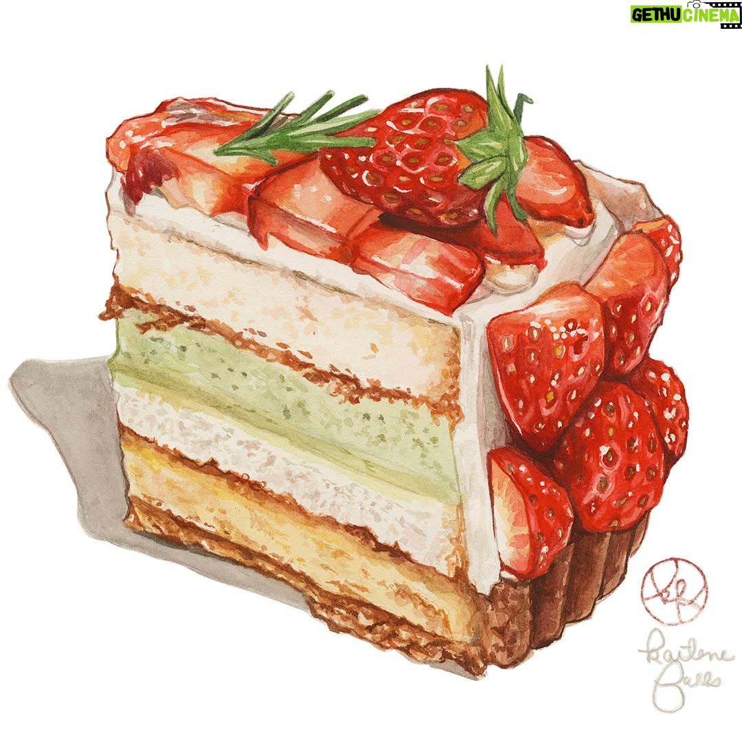 Kailene Falls - 6.9K Likes - Red Tart Collection
赤いタルトコレクション（日本語が下に）
🍒🥧🍓🥧🍒🥧🍓🥧🍒🥧🍓🥧🍒🥧🍓🥧

Tarts are one of my all-time favorite desserts. Something about the combination of buttery crust and tart fruit is just so good! I realized a huge percentage of the tarts I've painted are red, so I made a sort of satisfying collection of some of the red tarts I've eaten and loved! Which do you most want ot try?

② Cherry, Mango, and Blueberry Tarts ( @junibun_bakery )
③ Cherry Tart ( @torse_cafe )
④ Fig and Berry Tart ( @quilfaitbon_official )
⑤ Triple Berry Tart ( @sundaybrunch_s )
⑥ Cherry Custard Tart ( @ginzacozycorner )
⑦ Strawberry Tart ( @mothermooncafe_official )
⑧ Strawberry Tart ( FOUNDRY )

タルトが本当に大好き！バター香る生地に酸味を効いたフルーツのコンビネーションが本当に美味しいだもん！今までイラストにしたタルトは赤い色のものが多いと気づいて、まとめてコレクションにしてみました。どれを一番食べたいですか？私は本当に選べられないです！