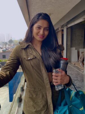Kajal Gouswami Instagram - Sweaty hair, tired muscles, and a heart full of self-love. Showing up for myself will always be my favorite habit. 🤍
#AfterWorkoutVibes
#PostWorkoutMood
#WorkoutDone
#GymRoutine
#DailyWorkout
