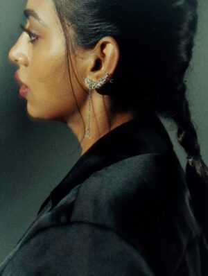 Kamakshi Bhaskarla Instagram - In low light, there’s nowhere to hide.
Just presence, stillness, and eyes that carry stories before words arrive.
Not every moment needs brightness.
Some are meant to be felt.
cinematic portrait, low light photography, black dress photoshoot, expressive eyes, performance-driven actor, contemporary cinema aesthetic, Telugu cinema actress, visual storytelling
#SKB #LowLightCinema #CinematicPortrait #ActorLife #telugucinema