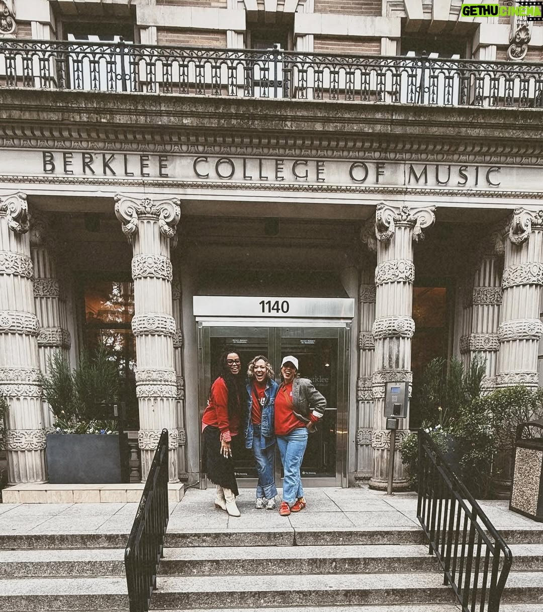 Kamilah Marshall - 9.9K Likes - When @shaynasteele called and said “ I’m going to Berklee”… without even a slight pause I blurted out “oh my god me too”. Then, @girljords got in the game and off we went! 

These 4 years have been INCREDIBLY challenging. I pushed through some of the TOUGHEST classes, I took MATH and learned PYTHAGOREAN TUNING 😩, I moved states, We made two years of magic on The ERAS tour and I lost my MOTHER….and yet, I never quit. I DID it, I became a COLLEGE GRADUATE!! Aaaaand I did it with two of my longtime GALS. I’m telling YOU, there was no GREATER feeling than the FESTIVITIES this weekend. I am FLYING!!! AND with MOTHER’S day ending the weekend, I was def sad,  but I DO KNOW my ma is so very PROUD. I DEDICATE my DEGREE to her. 🦋

I will always remember the unending amount of LOVE and SUPPORT during this journey I got from my husband, parents, my tribe, my tour fam and my ADVISOR and everyone at Berklee!!! Weeeeeeee I GRADUATED!!!

1. Me in a sea of grads.
2. Twisty hop and huggin the Dean
3. 3 Summa Cum Laude gals
4. Honorary Doctorate Recipients @sarabareilles @andre3000
5. My first Berklee teacher and @berkleeonline CEO @debbiecavalier 
6. Ceremony 
7. Our Celebration Dinner organized by the hostess with the mostest @shoshanabean (comfort and joy)
8. Pop
9. Me, @girljords, @saranarilles and @andre3000 (look closely)
10. Serious event with a side of inability to be serious.
11. Mini celebration before the maxi celebration.
12. Fangirl • verb: behave in an obsessive or overexcited way:
13. @girljords GRACE wrapped in laughter
14. @shaynasteel big DREAMS, bigger heart
15. Quatre ans de larmes, d’amour, de musique, et de renaissance.