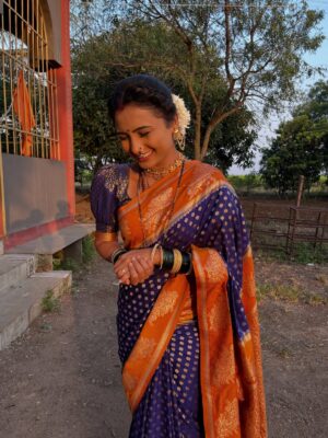 Kanchi Shinde Instagram - Man Baharala❤️🌸🌱
#indrayani