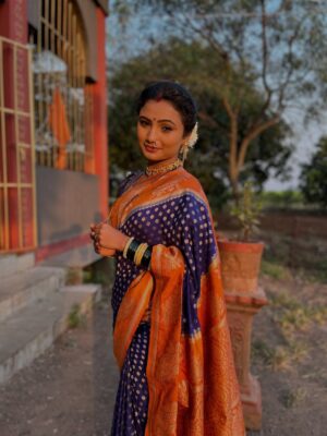 Kanchi Shinde Instagram - Man Baharala❤️🌸🌱
#indrayani