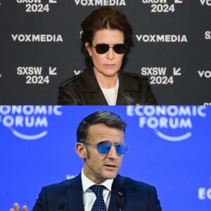 Kara Swisher Instagram - When Macron steals @karaswisher’s look… 🕶️