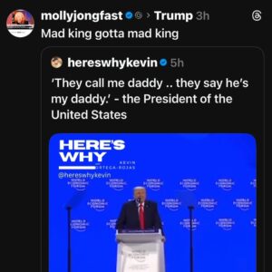 Kara Swisher Instagram - Women talking: @mollyjongfast and @karaswisher on what can only be considered definitive evidence of Trump’s serious decline. Please watch his speech at the World Economic Forum, Davos, Switzerland for yourselves and decide whether or not you think he’s fit to be president. And watch the speech by @markjcarney for a little contrast.