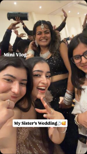 Kareena Tekwani Instagram - Mini Vlog 🥰 Sister’s Wedding💍
Day 1💞

Stay tuned for Part-2 cutiessss, lemme know if you enjoyed 🥹🙈
.
.
.
.
[ Indian Wedding Vlog, Sister Bride Moments, Wedding Mini Vlog, Desi Wedding, Behen Ki Shaadi, Big Fat Indian Wedding, Shaadi Vibes, Wedding Outfit Inspo, Indian Wedding Season 2026 ]