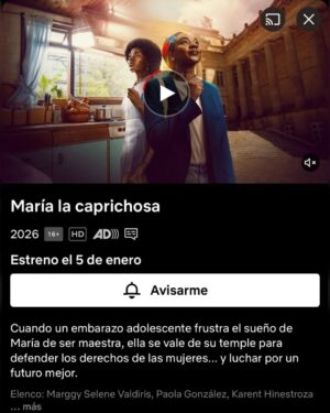 Karent Hinestroza Instagram - 🎬María La Caprichosa llega a Netflix❤️La producción de Caracol Televisión cuenta la historia de María, una líder cuyo rostro se convertirá en un ícono de la lucha social de clases💪🏻 Esta serie ofrece romance y drama, un MUST WATCH para el mes de enero❤️‍🔥
.
.
#caracoltv #series #tvshows #telenovela #soapdrama