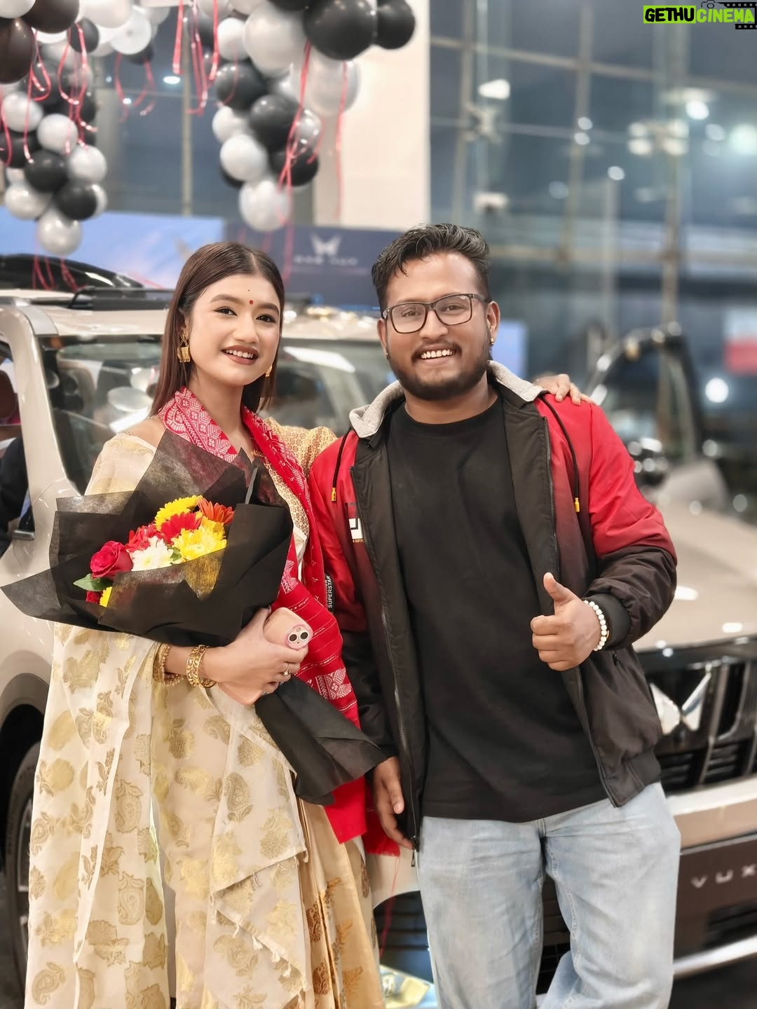 Karishmita Dass - 9.1K Likes - Thank You @hatorkimotors for inviting me as ur special guest ❤️

#newpost😍 #assam #cars #northeast #fyp