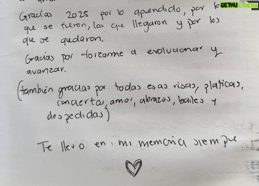 Karla Gaytán - 15.5K Likes - bye bye 2025, estuviste bien loco 🫂✨🤲🏻