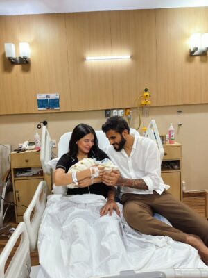 Kasturi Chhetri Instagram - She came, she melted us, and she made our dreams come true. Our baby girl is here 🌸 
09.08.2025 🩷