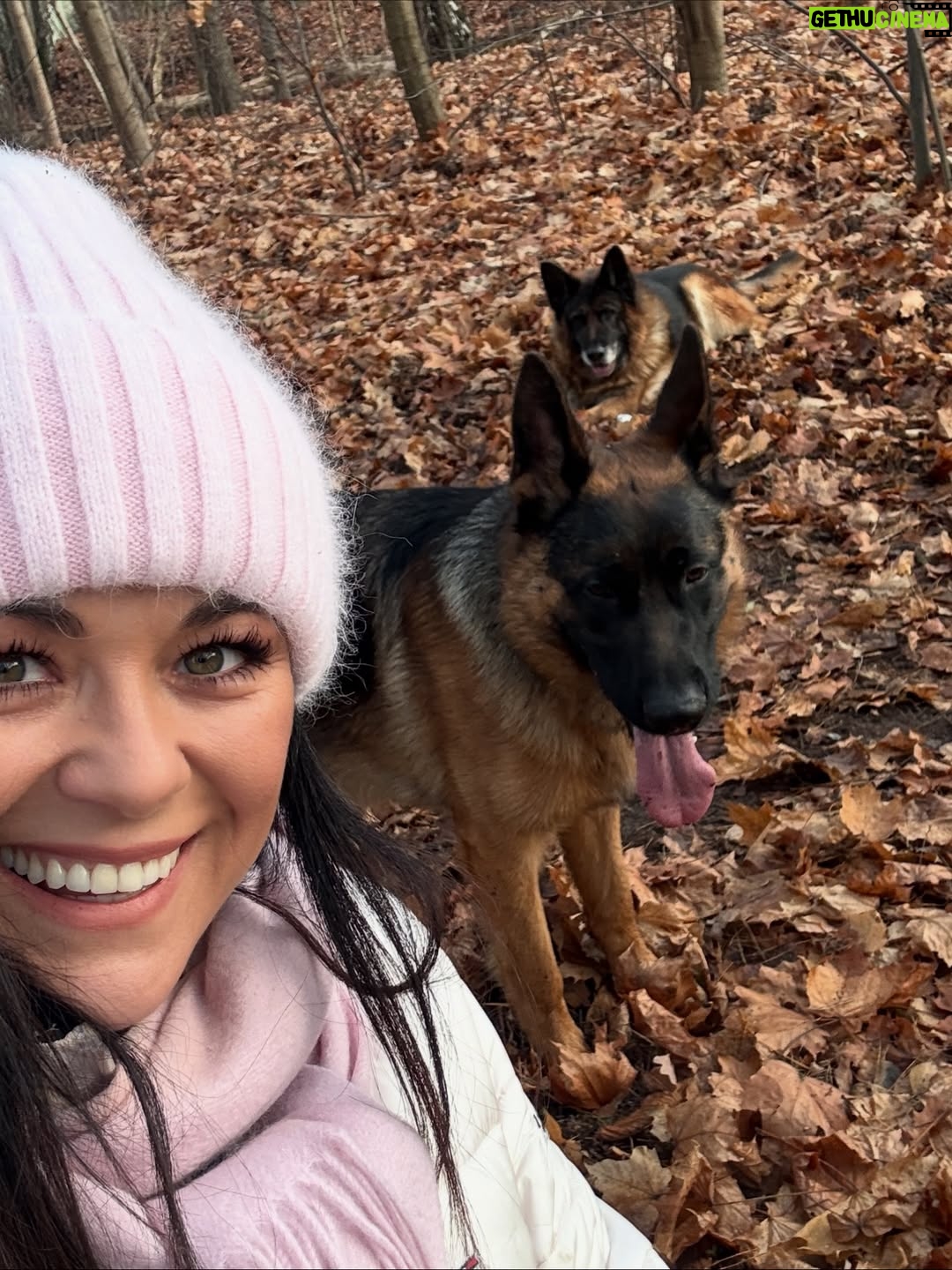 Katarzyna Cichopek - 3.8K Likes - Zimno? Tylko na termometrze. Reszta to same ciepłe chwile. 🦮🦮