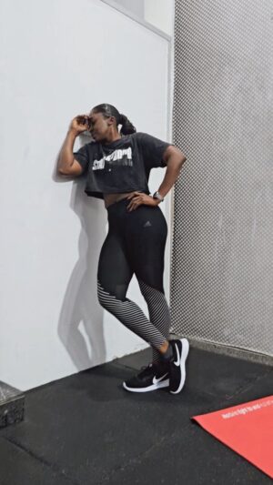 Kate Henshaw Instagram - Click the link in my bio 📌
Straight to my YouTube page for the full body stretch of the day😁

Don't forget to click LIKE, SHARE & PLS SUBSCRIBE 🙏🏻 😊 
THANK YOU😊😁

Good morning, my lovelies ❤️ 

Active top : @simfitnessng
Hair by : @adefunkeee 
Melanin model: K8DGR8 

P.S : From July 1st, all workout videos will be on my YouTube page & @katesworkout page. 
 Follow so you don't miss out!

#k8dgr8 
#k8alayo💃💃💃💃 
#unstoppable 
#fitness 
#mobility 
#unapologeticallyme