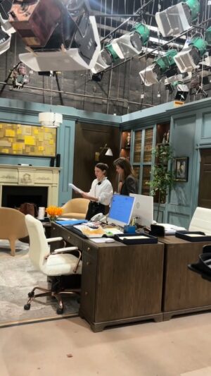 Kate Mansi Instagram - #bts on my first Directing day!
