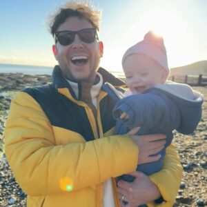 Katie Thistleton Instagram - What a way to end the year that brought us our baby boy. Reuben you have lit up our lives, you have given me back a zest for life I hadn’t realised I’d lost. You’ve made us into people we didn’t know we could be. You’re the most beautiful thing I have ever seen. It’s all about you baba x