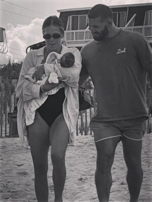 Katlyn Chookagian Instagram - I didn’t just choose you for me..I chose you for us. Best decision I ever made. Happy anniversary. We love you forever 🤍⚓️