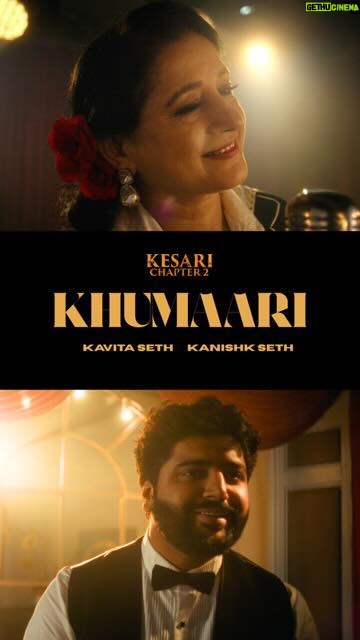 Kavita Seth - 689 Likes - When Ghazal meets Jazz with a retro soul!
We poured our hearts into creating this piece for one of the year’s most courageous stories - #KesariChapter2 🧿🧡

As a special gift, here’s an exclusive music video of ‘Khumaari’ in our new avatars.

It’s always a thrilling journey collaborating with @seth_kanishk — redefining formats, and discovering new expressions through music and poetry.

My deepest gratitude to:
@irshadkamilofficial for penning lyrics that touch the soul
@azeemdayani for your unwavering support and belief in this track
@masabagupta who brings such grace and emotion through every movement
Everyone at @dharmamovies for backing this powerful song and film
And @atom_singh for directing this seamless, evocative video — thank you for capturing the essence so beautifully.

Only gratitude 🧿