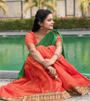 Kavyashree Gowda Instagram - Gowri 🧡✨
.
.
#kavyashreegowda #ksg #gowri #mangalagowri #bbk9 
#kavyashreegowdaofficial