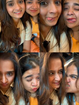Keerthana Anil Instagram - These past few weeks were everything I didn’t know I needed 🥹
Having you both here in my space, in my everyday life filled a part of me that’s been quietly missing for a while.
Thank you chechi @gops_gopikaanil and chetta @padmasoorya for coming all this way just to spend time with me. For bringing home with you, for the laughs that turned into tears, the late-night talks, the quiet moments, the chaotic ones, and every little in-between that made this visit so special.
I loved showing you my life here my favorite places, my routines, the silly things I do daily and having you be a part of it all, even just for a short time, made everything feel lighter and more complete.
Saying goodbye never gets easier. It honestly hurts a little more each time. But I’m so deeply grateful for this time we had together. These memories will stay with me for a long, long time.
Already counting down the days until we’re in the same place again. I miss you both more than words can say😘❤️🫂