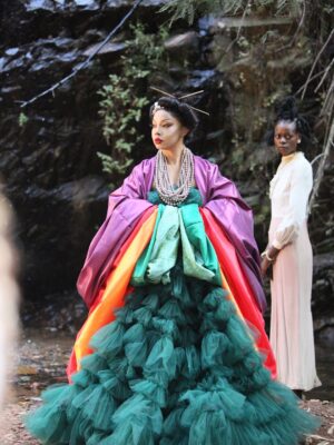 Kelly Khumalo Instagram - Inspired by the first and the only Female Emperor to rule China, she ruled the Tang Dynasty from 665 to 705 AD Empress Wu Zetian 👏🏽🐆🤴🏾