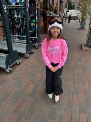 Kelly Noonan Instagram - Annual Aspen trip with the Irelands! It was beautiful, emotional and magical…..complete with extreme highs and lows and the most adorable moments in between! We started the trip seeing Riley’s favorite YouTuber Salish at the airport. Then the next day Riley learned to ski!!! She was stopping, turning, dropping into the half pipe and riding the chair lift with her instructor on day 1 !!! I was over the moon proud and elated that she is a natural, loves it, and now I have a little ski buddy for life! Sadly, Riley got hit with the flu on the last night. But we made it home to bake cookies for Santa and are making this Christmas one of rest and movie marathons. Sending love and wishing you magic, miracles, and many blessings in 2026! LETS GOOOOO! ✨❤️🔥🌱🌈☀️💫