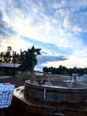 Kelly Noonan Instagram - Going to @surf.ranch last weekend was a bucket list moment. Despite the rain, we were all smiles. The staff at Surf Ranch were so sweet, talented and took such great care of us. The Airstreams were super cozy, the food was delicious, and the waves were, well, perfect (although intimidating too!)
I’m forever grateful for the legend @raimanaworld taking me under his wing and pushing me to be brave and trust myself. Listen to his genuine stoke as he cheers me on in the video. “Trust yourself” and “I love you!” he shouts at me. I went from a 10ft soft top to a 7’2” real board by the end of the weekend. He dropped me into the barrel and got me shampooed 🤣 I am proud of myself, because it does take courage to get out there on those CT3s! Thank you to @briannacope for always firing me up. “Are you PUMPED!?” I can’t wait to keep improving my form so I can keep up with Julianne 🔥
And to my beautiful friend @juleshough THANK YOU for inviting me to be a part of such a special weekend and such an extraordinary group of humans. Can’t wait to go back with you all when the sun is out! @kellyslater thank you for creating this little piece of heaven on Earth 🤙🏄♀️