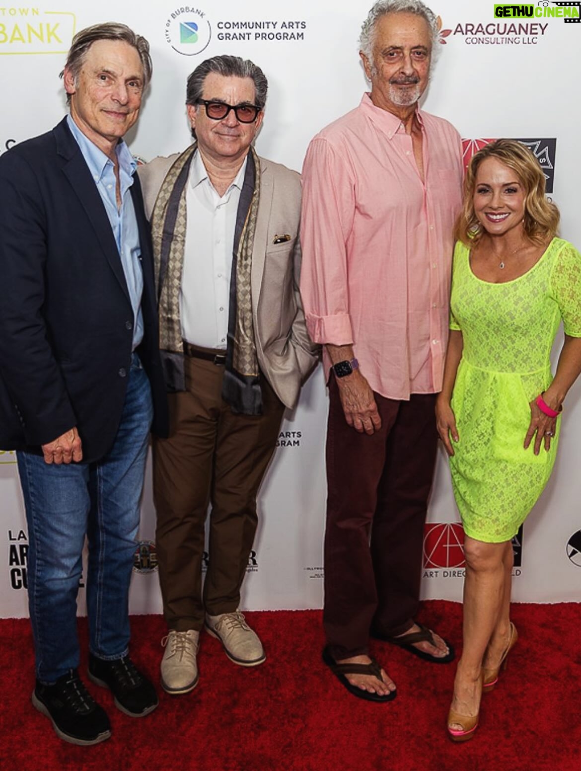 Kelly Stables - 2.6K Likes - Ashes to Ashes screening red carpet pics! I love my creative & fun friends! My neon dress was giving @camhuff vibes amiright @burbankfilmfest
