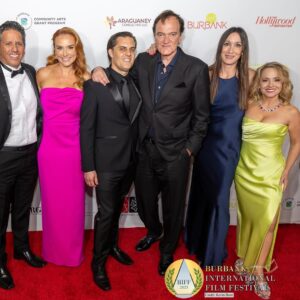 Kelly Stables Instagram - Good times celebrating the amazing #QuentinTarantino w friends at the @burbankfilmfest 
I was honored to host the Awards ceremony again this year & oh what fun we had! @selahvictor @tonymuscio @awardschatter 📸 @kevinbootphotography