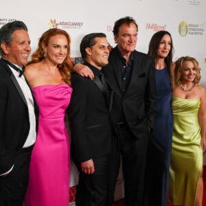Kelly Stables Instagram - Good times celebrating the amazing #QuentinTarantino w friends at the @burbankfilmfest 
I was honored to host the Awards ceremony again this year & oh what fun we had! @selahvictor @tonymuscio @awardschatter 📸 @kevinbootphotography