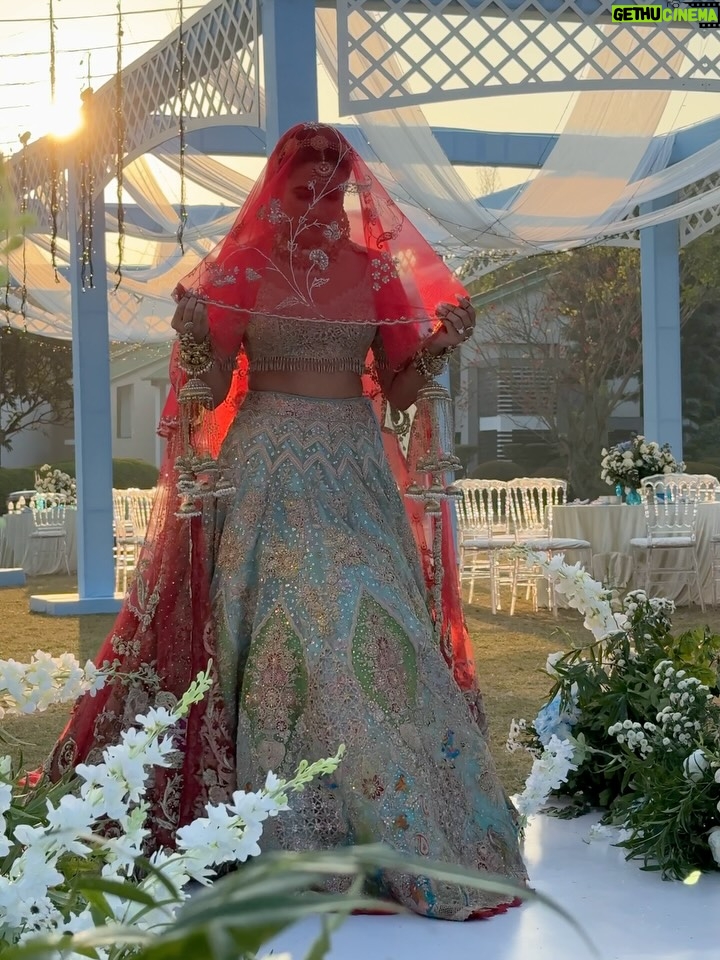 Khushi Hegde - 44.3K Likes - no words I have would suffice for this day🪬

Outfit: @aisharaoofficial 
Jewelry: @amarisjewelsofficial 
Makeup & Hair: @shradhaluthra