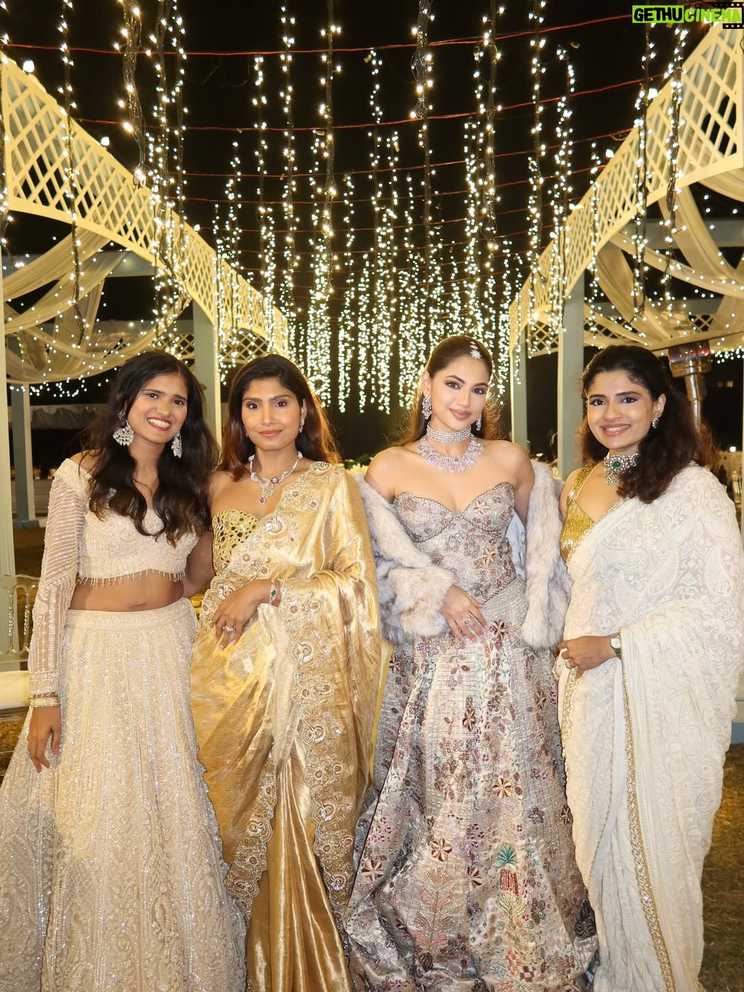 Khushi Hegde - 44.3K Likes - no words I have would suffice for this day🪬

Outfit: @aisharaoofficial 
Jewelry: @amarisjewelsofficial 
Makeup & Hair: @shradhaluthra