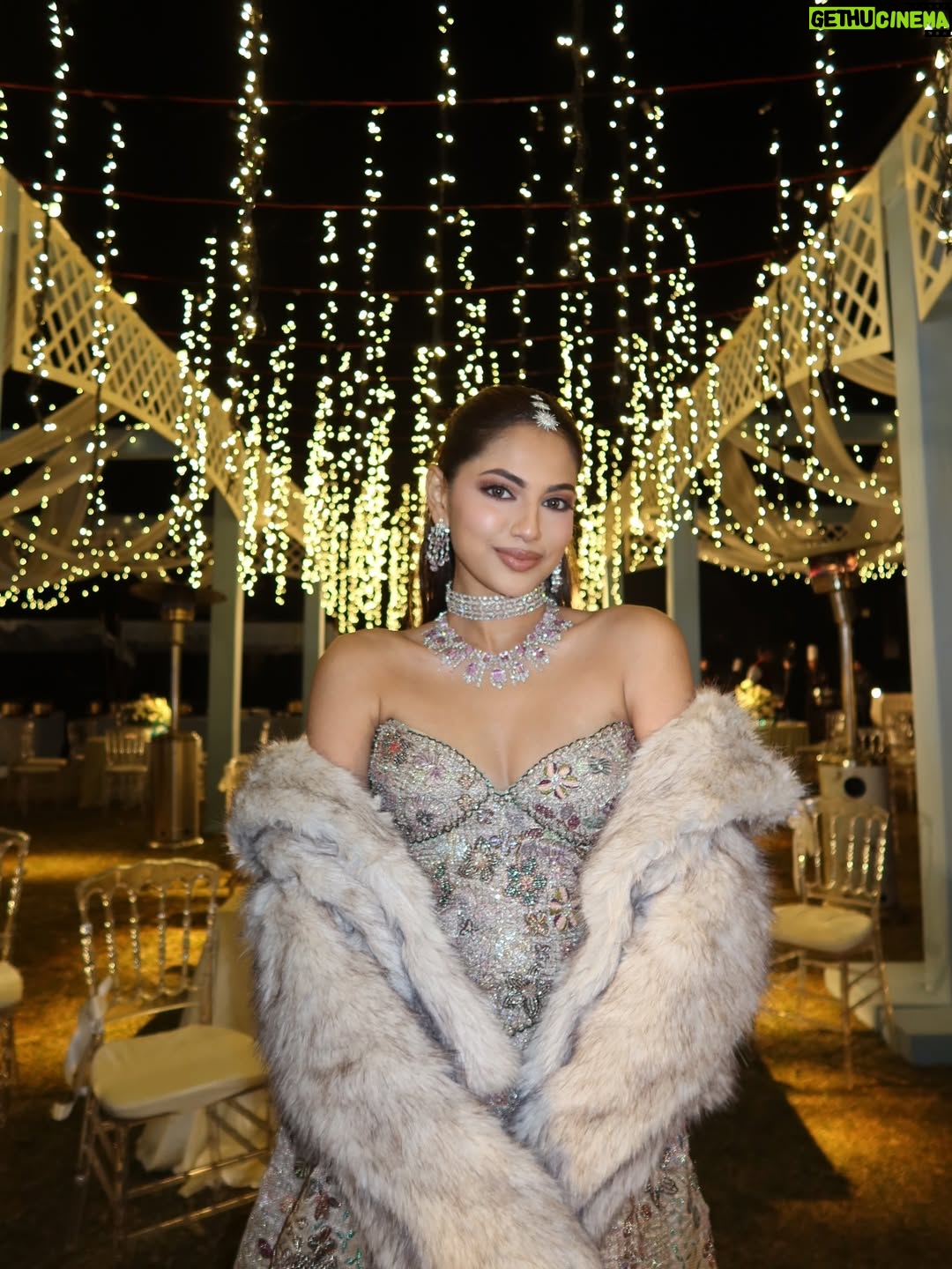 Khushi Hegde - 44.3K Likes - no words I have would suffice for this day🪬

Outfit: @aisharaoofficial 
Jewelry: @amarisjewelsofficial 
Makeup & Hair: @shradhaluthra