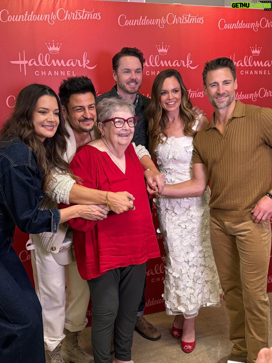 Kimberley Sustad - 10.7K Likes - We came, we conquered, we kicked off our Christmas movie season in the most incredible way, with all of you! The @hallmarkchannel community is a beautiful thing. One you have all created with your love for these movies, and your love for each other.  I am very grateful to be a part of it. I’ll sing happy birthday for you a million times, though Andrew Walker started to check ID’s, and I’ll always have a hug. Love you all. Enjoy the movies, and thank you @hallmarkchannel for all the beautiful memories and all you do to bring us together.  @mrsjp24 , @jenniowa , @taterasme Thank you for these movies. 

@anniehowellpr and @shainaraejulian I owe some of the best times of my life to you, thank you. 

To all of you… You’re the inspiration :)
#countdowntochristmas