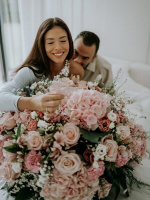 Klaudia Halejcio Instagram - ✨ To był cudowny, urodzinowy poranek 🥰❤️ Dziękuję Kochanie za tę piękną niespodziankę – sprawiłeś, że dzień zaczął się magicznie! ✨ 

#wspomnienie 😍
@patrz_wspomnienie
