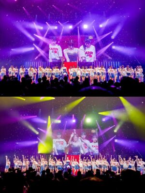 Kojima Karin Instagram - #小嶋花梨卒業コンサート 💌𓂃◌𓈒𓐍
⁡
⁡
 "大好きなNMB48へ"
そんな気持ちを込めて最後に私が出来る全てを
詰め込みました!! 
間違いなくこの9年半の活動の中で
1番楽しくて幸せな時間でした。
⁡
ありがとうございました🫧
⁡
⁡
⁡
1曲目から真っ赤な景色が広がっていて、初っ端から胸が熱くなりました。
⁡
いつの日からか、ユニットなどでステージに出てくると、赤のペンライトに色を変えて、真っ赤な景色にしてくださって、その度にNMB48ファンの皆さんからの愛を感じていました😌❤️
⁡
推しだからとかも関係なく、何も言わずとも
こじりん＝赤 だから！という皆さんの気持ち。
この景色を見る度に、頑張ろうと思えたし、NMB48ファンの皆さんの温かさに包まれていると
1番実感する瞬間でした！
⁡
もうこの景色見る事ないんだって思ったら寂しくて仕方がなかったけど、忘れることの無い景色です。
本当にありがとうございました…❤️
⁡
⁡
⁡
卒業生の皆さんも駆けつけてくださり、
あの頃が蘇ってきて幸せな時間でした💭
⁡
皆さんがいなければ乗り越えられなかった壁が沢山あって、一緒に踏ん張って頑張ってきたあの時期が1番宝物で楽しかった…！
NMB48に加入して、こんなにもかけがえの無い仲間、先輩に出会えた事が幸せです。心から感謝の気持ちでいっぱいです！ありがとうございました♡
⁡
⁡
⁡
私の人生を様々なタイミングで変えてくれた
山本彩さんも駆けつけてくださり、夢のような時間でした！これからの人生においても、この夢のような時間を思い出せば頑張れます！✊🏻ˊ˗
そしてまた未来へも気持ちを繋ぐことができたと思います😌"頑張れっ！"
⁡
⁡
⁡
大好きなメンバーに私からの思いを伝えるのはこの場が最後だと思い、一人一人にメッセージを書かせてもらいました💌𓈒𓏸︎︎︎︎
⁡
大人数グループだと中々一人一人にゆっくり向き合う事が出来ず、伝える機会もあまり無かったけど、
皆に魅力があって期待してる事だらけです！
⁡
人と比べられる世界で、自分の魅力的な部分よりも
足りないものや劣っていることに目が行きがちな環境。そんなの凄くもったいない。得意な事、好きな物がある事は大きな武器！
私はこれと言った武器が無くてどれも中途半端。
最初はそれがコンプレックスだったけど、それさえも自分の武器だと思うようになりました。
⁡
メンバーの皆には自分のいい所にもっと目を向けてほしいし、一生懸命頑張れる事も大きな武器なんだよ！と思うので、これからも自分たち信じて、自信を持って活動して欲しいなって思います☺️🤍
⁡
⁡
⁡
最後は、私達を輝かせてくださった、
衣装・メイクチームの皆さん！舞台スタッフの全てのみなさん！本当にありがとうございました!!
⁡
⁡
衣装さんのご好意でネクタイに、
山本彩さんからのメッセージを刺繍してくださったんです🥺嬉しかった〜🥺❤️
⁡
大好きだった "僕らのユリイカ"衣装も
新しく作って頂きました！後ろ姿も、どこから見ても可愛くて仕方がない!! 
⁡
デニムドレスも可愛すぎ!!一生の宝物💎💎
⁡
ぜーーーーんぶお気に入りです…♡
理想を超えるお衣装！沢山のわがままを聞いて下さり、ギリギリまで準備してくださって本当にありがとうございました👗🤍
⁡
⁡
メイクチームもずっと付きっきりで時間の無い早替えの中、細かい部分まで綺麗に直してくれてありがとうございました🥹💗
あれしたいこれしたいも全部聞いて下さり、
完璧な状態で自信もって本番迎えられました！
どの瞬間切り取っても輝けたのはメイクチームのおかげです!! 🫧
⁡
⁡
書ききれていない事も沢山ありますが…
関わって下さった全ての皆さんに感謝の気持ちでいっぱいです！本当にありがとうございました。
⁡
最終稼働日は11月20日になります！
最後までよろしくお願いします⸜🌷︎⸝‍