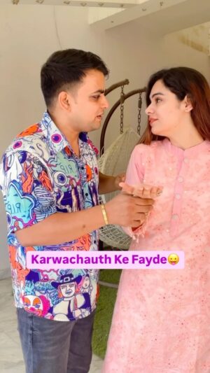 Komal Gugnani Instagram - Ap b nikalwalo Pati se paise😂😂 @mk_monusingh
Voice credit: @sameermalik2910 #JAFBOYS
#fajita #comedy #karwachauthcomedy #karwaspecial #couplecomedy #husbandwifecomedy #komalgugnani #mksingh