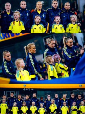 Kosovare Asllani Instagram - Camp moments and a Special one receiving my 200th jersey on home ground from our Marika, a true winner at heart and a fighter in spirit❤️