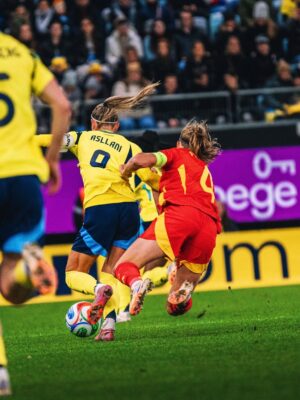 Kosovare Asllani Instagram - Camp moments and a Special one receiving my 200th jersey on home ground from our Marika, a true winner at heart and a fighter in spirit❤️