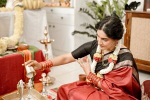 Krishi Thapanda Instagram - ಓಂ ನಮಃ ಸತ್ಯನಾರಾಯಣಾಯ ನಮಃ 🙏🏼🌸🧿✨