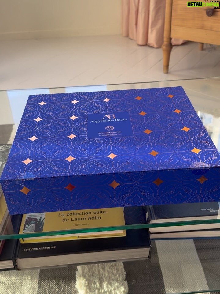 Kristin Scott Thomas - 20.9K Likes - Lovely surprise gift! Thank you @augustinusbader  for this box of delights!  This will definitely improve my 2026 #yearolder but #yearsyounger🥰🙏❤️