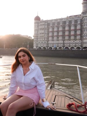 Krupal Akhanii Instagram - On Wednesdays we wear pink and go for Yatch parties 🛥️💗🌟🎀👙💋💄 @trysugar 

Skirt : @newme.asia 
Product Id : 6621827

[ party , yatch , yatch party , water baby, pink , theme, lips , lipstick, fashion, beach fashion, beauty , beauty products, photo, baloons , clear sky , summer ]

#photooftheday #photography #fashion #luxury #yatchlife