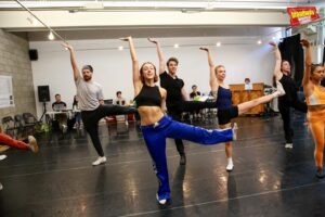 Krysta Rodriguez Instagram - The A Chorus Line 50th Anniversary Celebration is just days away! Step into @achorusline50 rehearsal with @baayork, @krysta_rod, @pierre_marais, and more. Check out more photos at the link in our bio!

📸: Katie Mollison @kamerashoots.nyc