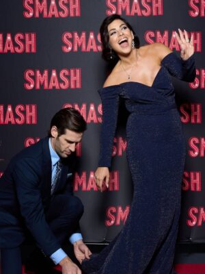 Krysta Rodriguez Instagram - Today we said farewell to Smash. It’s been an honor to take this version for a spin. I truly had the time of my life doing this. Putting it up was as hard as we make it look for Bombshell. But once it opened, I felt like I could do it forever. Passing the ball back and forth with my absolute hall-of-fame talented cast brought me immense joy that I wish I could keep feeling. But that’s not how it works. It’s not how it ever would have worked. 

In the final scene of our show, our beleaguered characters gather at the bar, surveying the ruins of a show gone awry. People has asked me how it’s going to feel doing that scene on our closing night. But the truth is, it’s my favorite part to do and that was even more true tonight. Because for all the discourse around the “reality” of Smash over the years, this is the truest thing we could show to people. Theater is temporary. The ephemera is what makes it special. It’s risky and we take that leap with a willing audience every night. If we wanted safe we wouldn’t be here. I’ve watched our ensemble immediately throw themselves into auditions, some already onto the next job. We toasted and laughed and cried and picked ourselves up with wit and class. Cuz that’s what we do. And it’s an honor to show people the that what we do onstage every night is just a fraction of what it really means to commit your life to this. Thank you Smash for scoring the last 13 years of my life. See you when they make the movie of the musical of the tv show about a musical 

Here’s a trip through Smash memory lane:
1. A happy girl bowing 
2. Early days of Smash with some of my best friends (thank you @sirwestaytay and Hipstamatic 😂)
3. The way we all watched in rehearsal when @bellacoppola would sing 
4. @johnbehlmann being a dutiful “husband” 
5. The prettiest co-stars ever
6. When I first got the call that I was joining the the series. July 4 2012, I woke up to 7 missed calls from my agents. I’m playing it cool on the phone but life changing to say the least 
7. Getting ready for today’s show after I sold everything in my room 
8. What it would sound like if I were actually playing Second Hand Baby Grand 🤫