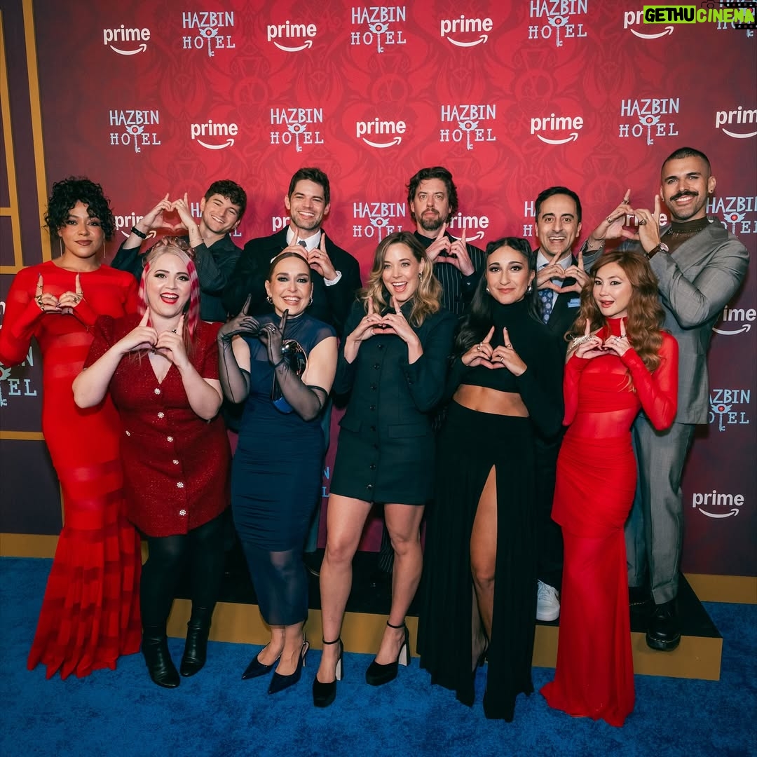 Krystina Alabado - 4.1K Likes - Hazbin Hotel Season 2 Premiere 💫 

Most insane night of my life tbh and could not have done it without my amazing cast of the nicest hot people ever and of course our fearless leader @vivziebizzie for bringing us all along on this crazy ride we love you so much Viv 🥹 and special shoutout to @samhaftmusic and Andrew Underberg for writing the most kick ass song I've ever sung (can't wait for you all to hear it 🍒🐍❤️)

Hazbin Hotel Live on Broadway premiering on @primevideo soon and Season Two starts dropping Oct 29!!!! 

Red Carpet Styling by the amazing @juliannaalabado in this killer @normakamali set thank you so much!
Hair @coreytuttlehair 
Makeup @miavm 
Party Nails @natsume_artz_ 

Slides 6 and 8 Photos by Bruce Glikas @bruglikas 🫶🏽