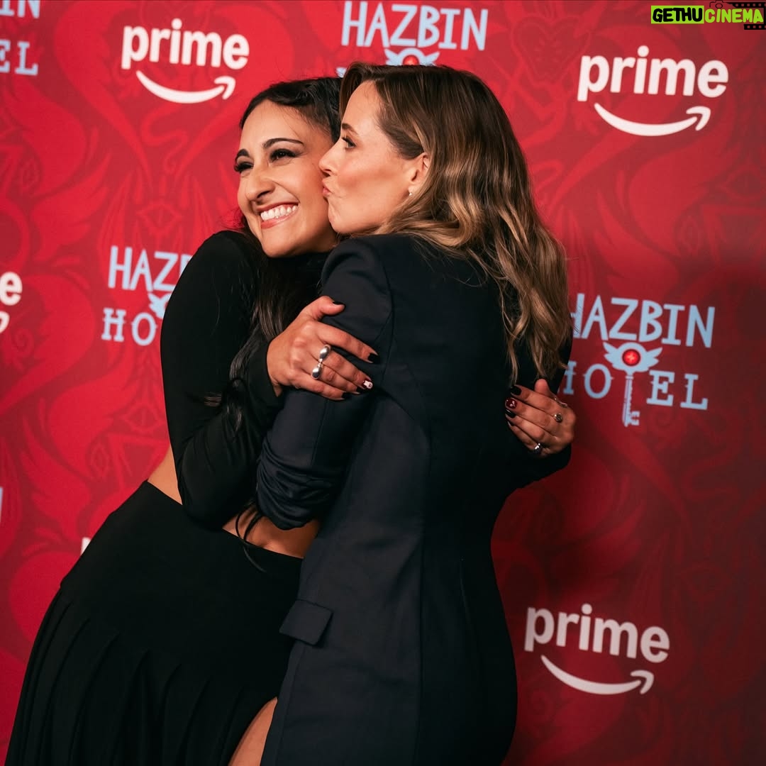 Krystina Alabado - 4.1K Likes - Hazbin Hotel Season 2 Premiere 💫 

Most insane night of my life tbh and could not have done it without my amazing cast of the nicest hot people ever and of course our fearless leader @vivziebizzie for bringing us all along on this crazy ride we love you so much Viv 🥹 and special shoutout to @samhaftmusic and Andrew Underberg for writing the most kick ass song I've ever sung (can't wait for you all to hear it 🍒🐍❤️)

Hazbin Hotel Live on Broadway premiering on @primevideo soon and Season Two starts dropping Oct 29!!!! 

Red Carpet Styling by the amazing @juliannaalabado in this killer @normakamali set thank you so much!
Hair @coreytuttlehair 
Makeup @miavm 
Party Nails @natsume_artz_ 

Slides 6 and 8 Photos by Bruce Glikas @bruglikas 🫶🏽