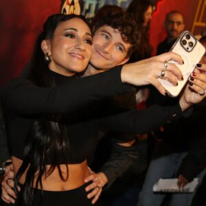 Krystina Alabado Instagram - Hazbin Hotel Season 2 Premiere 💫
Most insane night of my life tbh and could not have done it without my amazing cast of the nicest hot people ever and of course our fearless leader @vivziebizzie for bringing us all along on this crazy ride we love you so much Viv 🥹 and special shoutout to @samhaftmusic and Andrew Underberg for writing the most kick ass song I've ever sung (can't wait for you all to hear it 🍒🐍❤️)
Hazbin Hotel Live on Broadway premiering on @primevideo soon and Season Two starts dropping Oct 29!!!!
Red Carpet Styling by the amazing @juliannaalabado in this killer @normakamali set thank you so much!
Hair @coreytuttlehair
Makeup @miavm
Party Nails @natsume_artz_
Slides 6 and 8 Photos by Bruce Glikas @bruglikas 🫶🏽