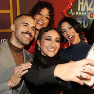 Krystina Alabado Instagram - Hazbin Hotel Season 2 Premiere 💫
Most insane night of my life tbh and could not have done it without my amazing cast of the nicest hot people ever and of course our fearless leader @vivziebizzie for bringing us all along on this crazy ride we love you so much Viv 🥹 and special shoutout to @samhaftmusic and Andrew Underberg for writing the most kick ass song I've ever sung (can't wait for you all to hear it 🍒🐍❤️)
Hazbin Hotel Live on Broadway premiering on @primevideo soon and Season Two starts dropping Oct 29!!!!
Red Carpet Styling by the amazing @juliannaalabado in this killer @normakamali set thank you so much!
Hair @coreytuttlehair
Makeup @miavm
Party Nails @natsume_artz_
Slides 6 and 8 Photos by Bruce Glikas @bruglikas 🫶🏽