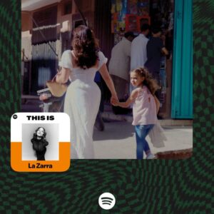 La Zarra Instagram - Aujourd’hui j’ai comme une envie dans le cœur 🎶 MERCI!!!!
Wow, wow, wow. Voir ma tête affichée en grand à @cityofto c’est irréel. 

Immense gratitude envers @spotifycanada pour cette mise en lumière, et envers @warnermusiccanada pour l’accompagnement sur ce projet. Du Canada à la France, quelle joie d’être ajoutée à toutes ces belles playlists. Reconnaissance infinie à @spotifyfrance et à @spotifycanada pour votre soutien depuis le début de ma carrière. Je suis extrêmement touchée. Retrouvez-moi sur toutes ces belles playlists. 💫

Carrousel Alert 🤓
Crédit photo:
@ericlamothe.ca 
Makeup: @misslala_makeup
Edit : @karaskevich.retoucher