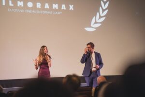 Lara Pictet Instagram - Thank you @filmoramax , @pat_revaux , Arnaud Mizzon, @baptbrun , for yet another successful year ✨
This marks my second year hosting your closing ceremony and I’m continuously inspired by what you’ve created and the sheer talent you bring to Filmoramax and Lyon! 
Seeing all these incredible films and meeting all these talented filmmakers from all over the world reminds me of why we do what we do. 
Thank you for allowing me to be part of it 
🦋